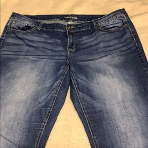 Maurices plus 24 long jeans